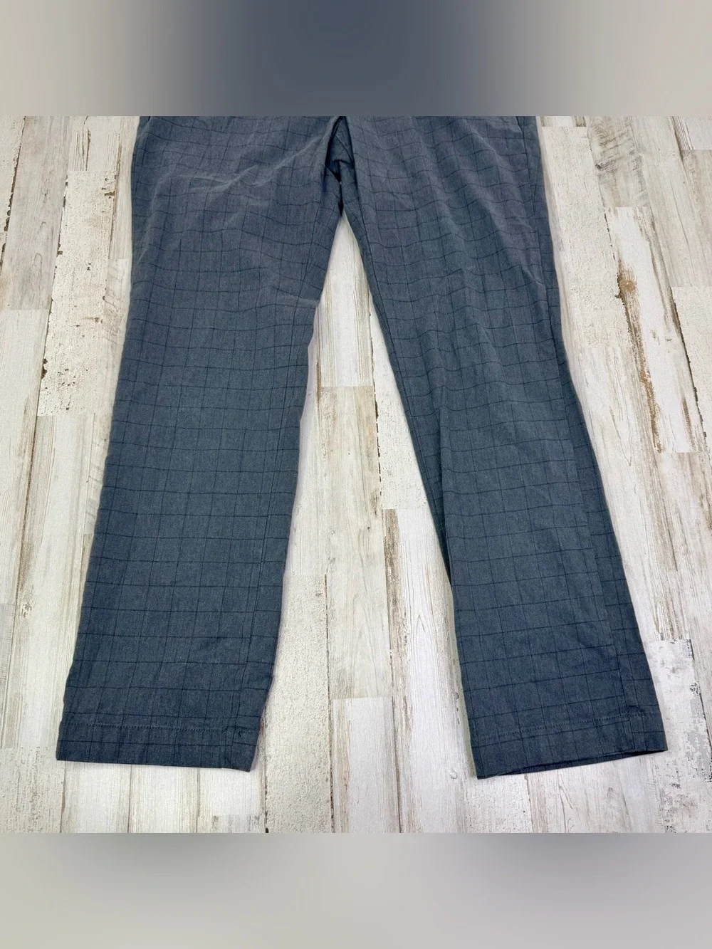 Banana Republic Dress Pants Men's 32x28 Blue Cotton Blend Slim Fit